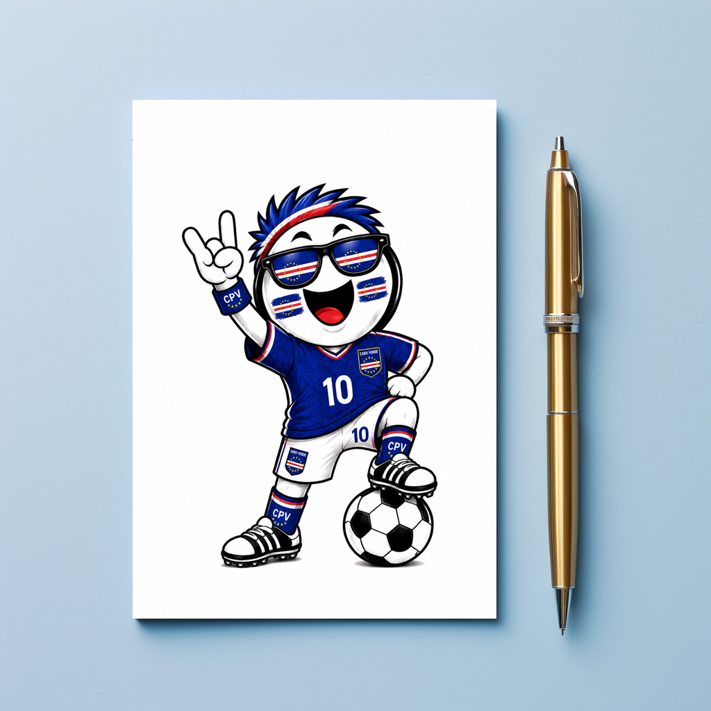 raxxa Postkarte: WM 2026 - Kapverdische Inseln - immagine 3