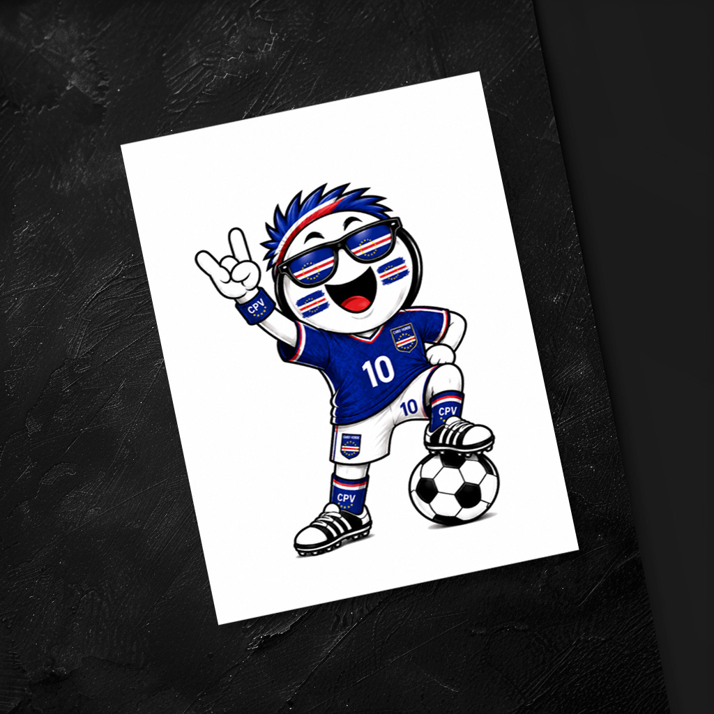 raxxa Postkarte: WM 2026 - Kapverdische Inseln