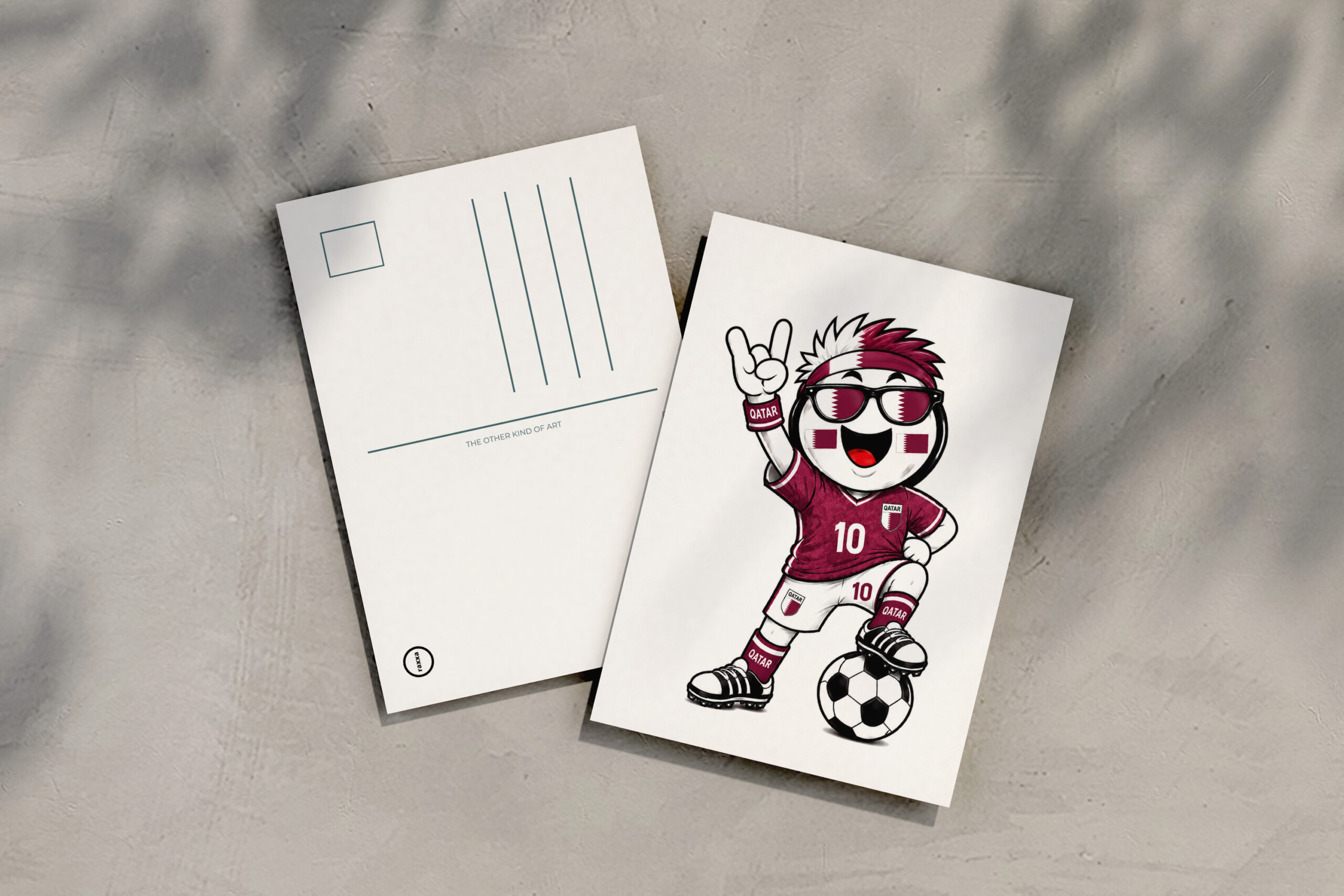 raxxa Postkarte: WM 2026 - Katar - immagine 2
