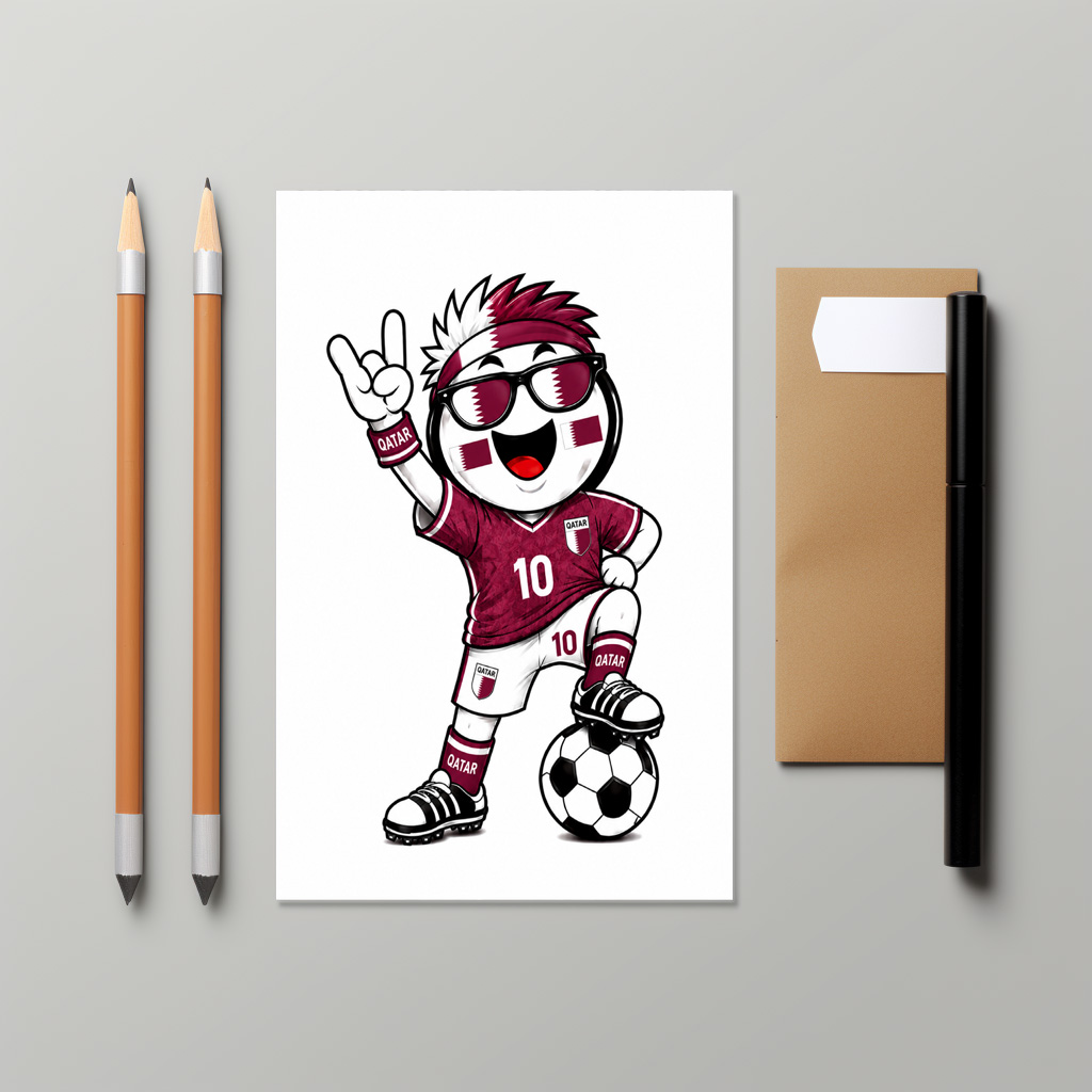 raxxa Postkarte: WM 2026 - Katar - immagine 3