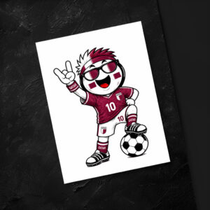 raxxa Postkarte: WM 2026 - Katar