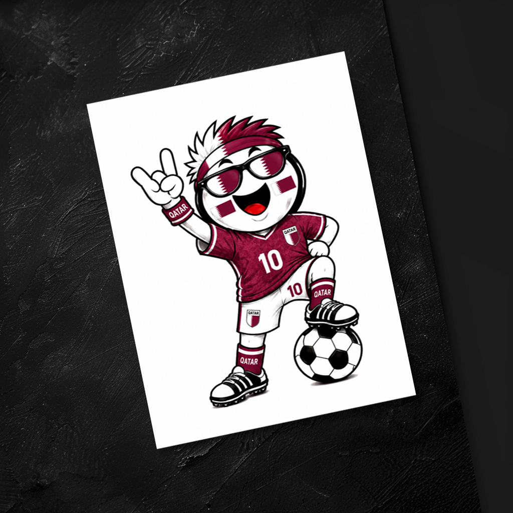 raxxa Postkarte: WM 2026 - Katar