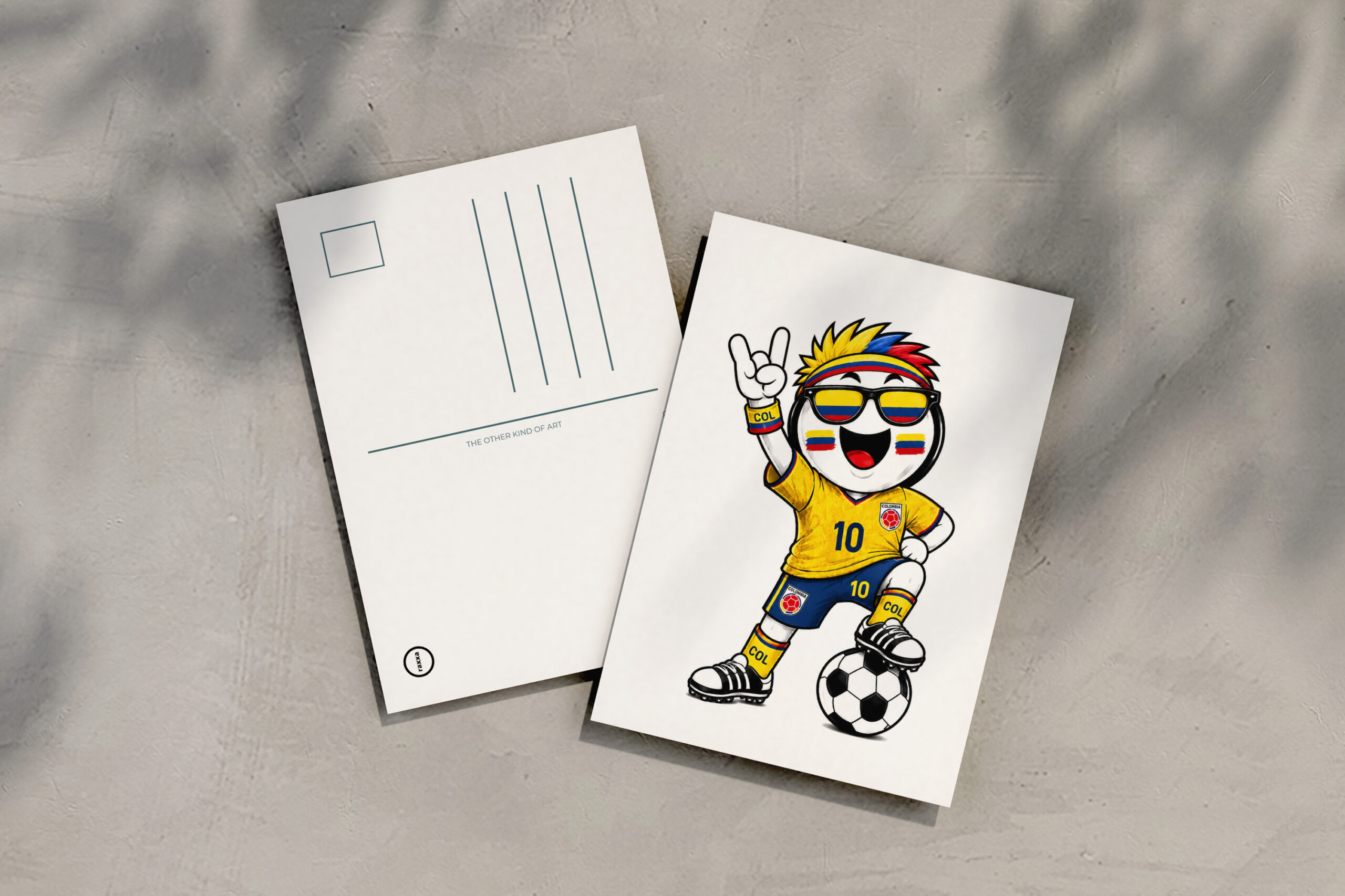 raxxa Postkarte: WM 2026 - Kolumbien – Image 2