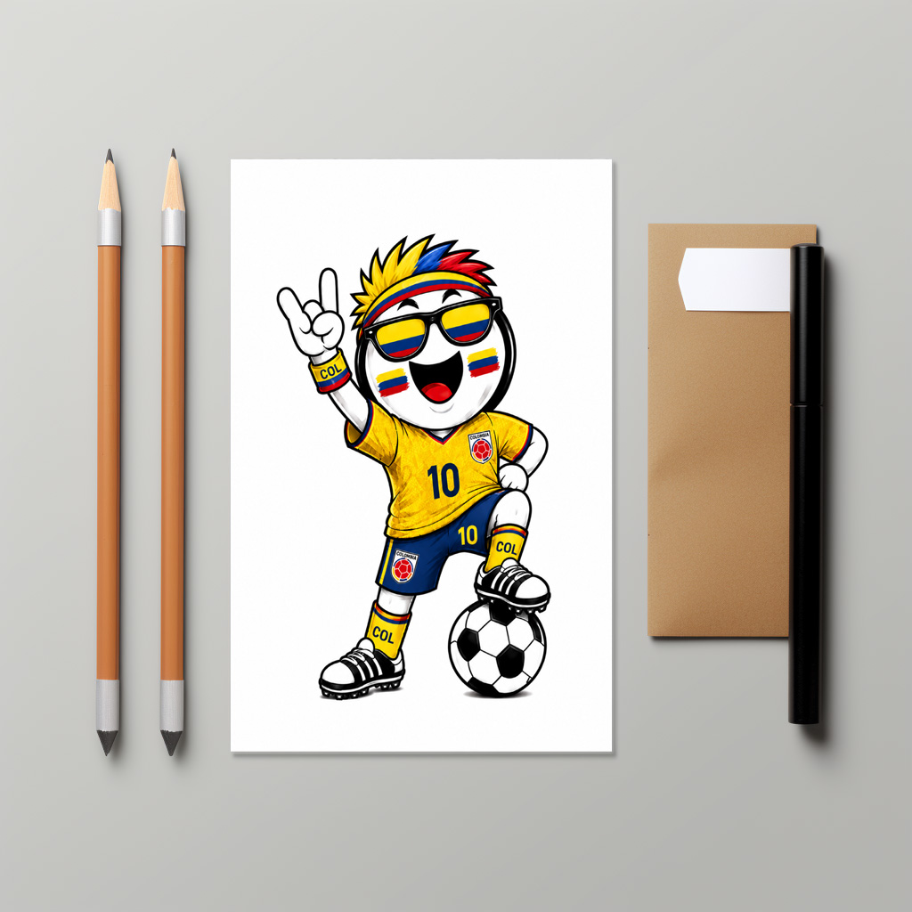 raxxa Postkarte: WM 2026 - Kolumbien – Image 3