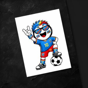 raxxa Postkarte: WM 2026 - DR Kongo