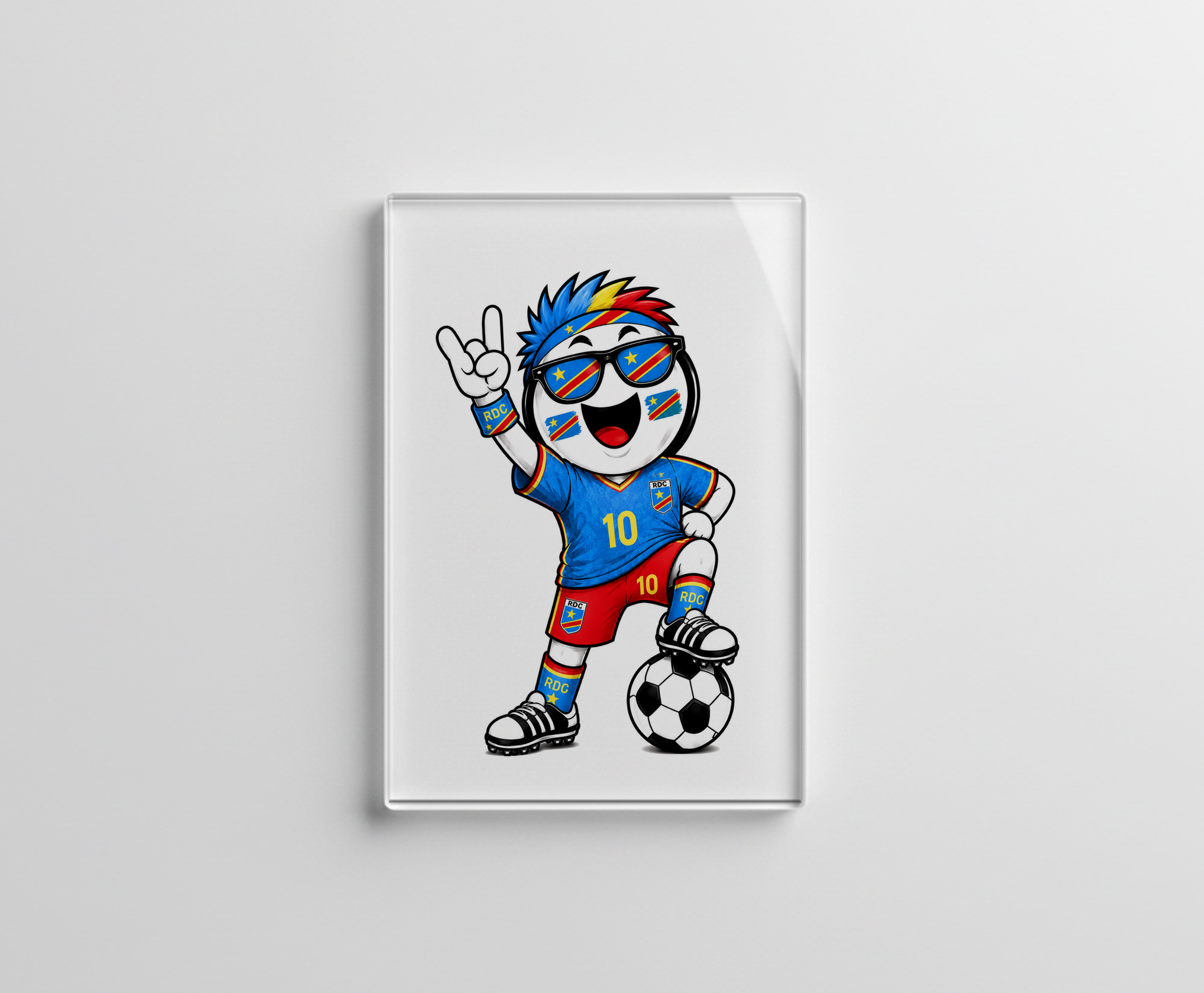 raxxa Glas-Magnet: WM 2026 - DR Kongo