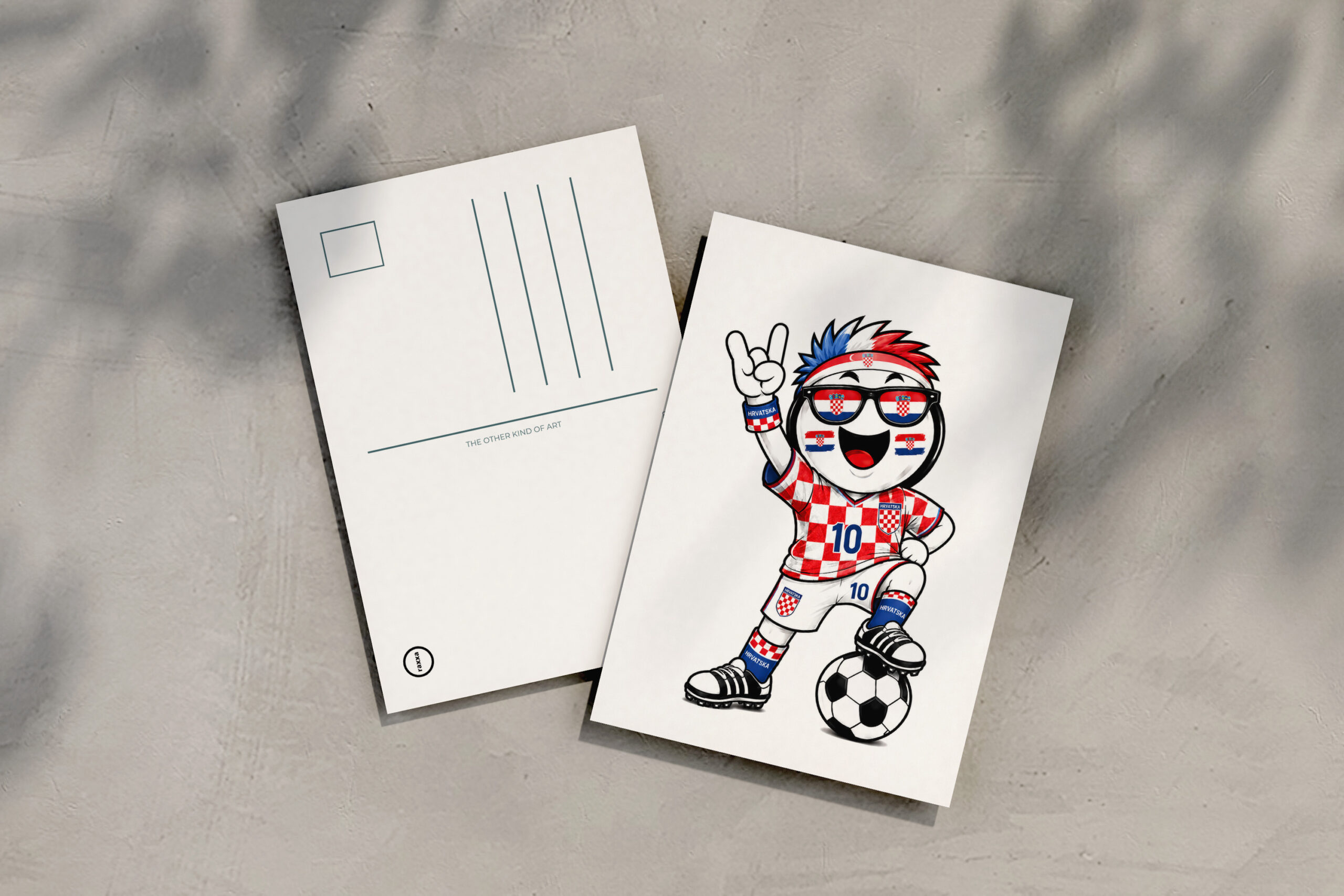 raxxa Postkarte: WM 2026 - Kroatien - immagine 2