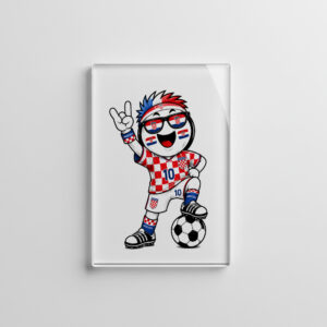 raxxa Glas-Magnet: WM 2026 - Kroatien