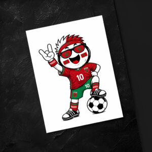 raxxa Postkarte: WM 2026 - Marokko