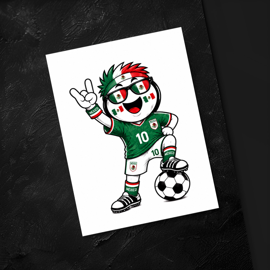 raxxa Postkarte: WM 2026 - Mexiko