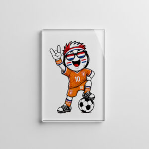 raxxa Glas-Magnet: WM 2026 - Niederlande