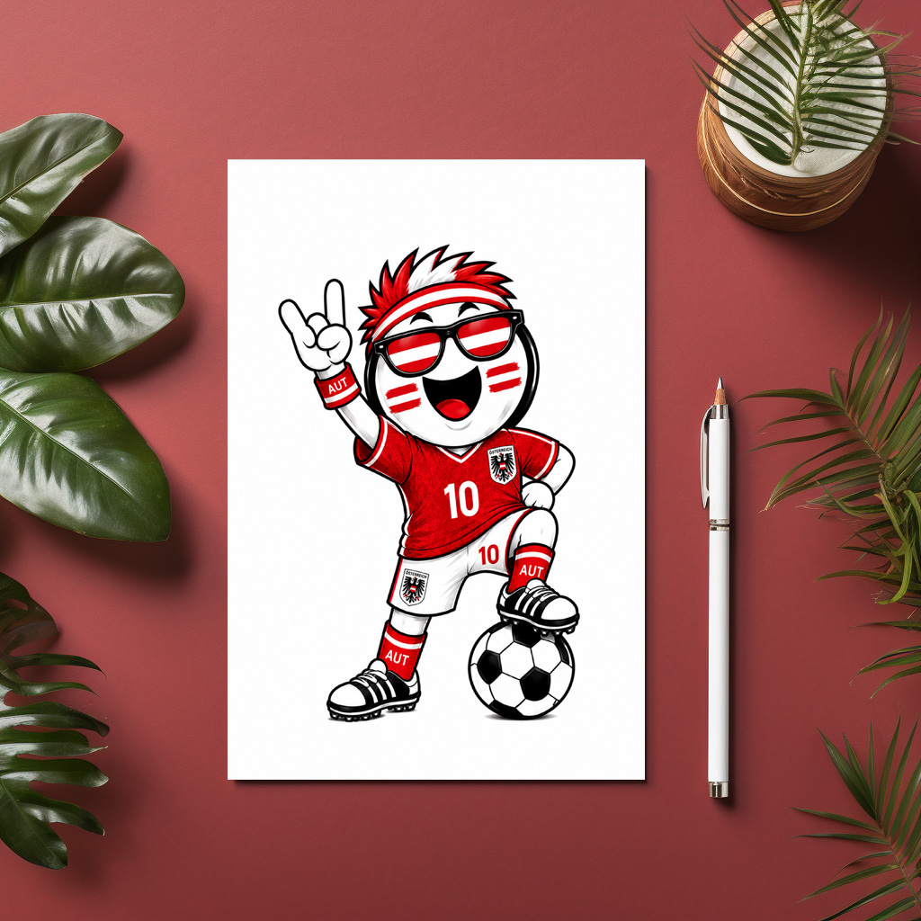 raxxa Postkarte: WM 2026 - Österreich - Imagen 3
