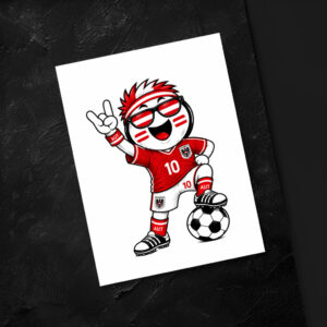 raxxa Postkarte: WM 2026 - Österreich