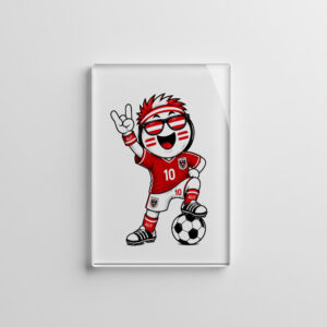 raxxa Glas-Magnet: WM 2026 - Österreich