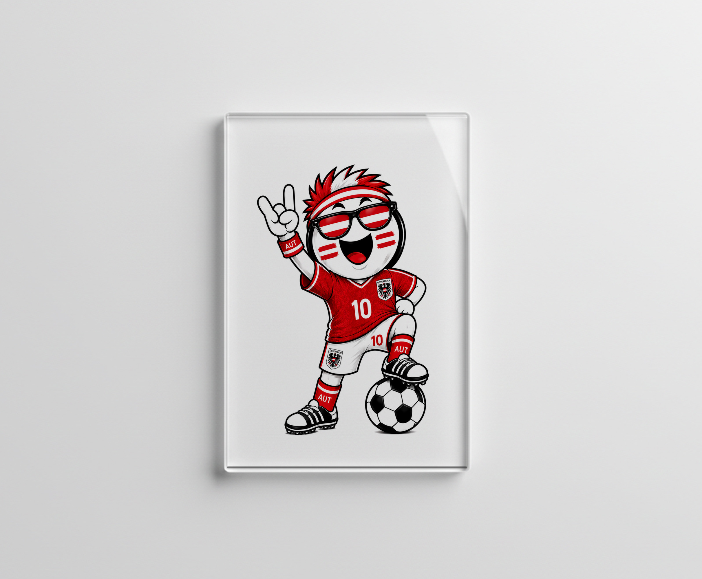 raxxa Glas-Magnet: WM 2026 - Österreich