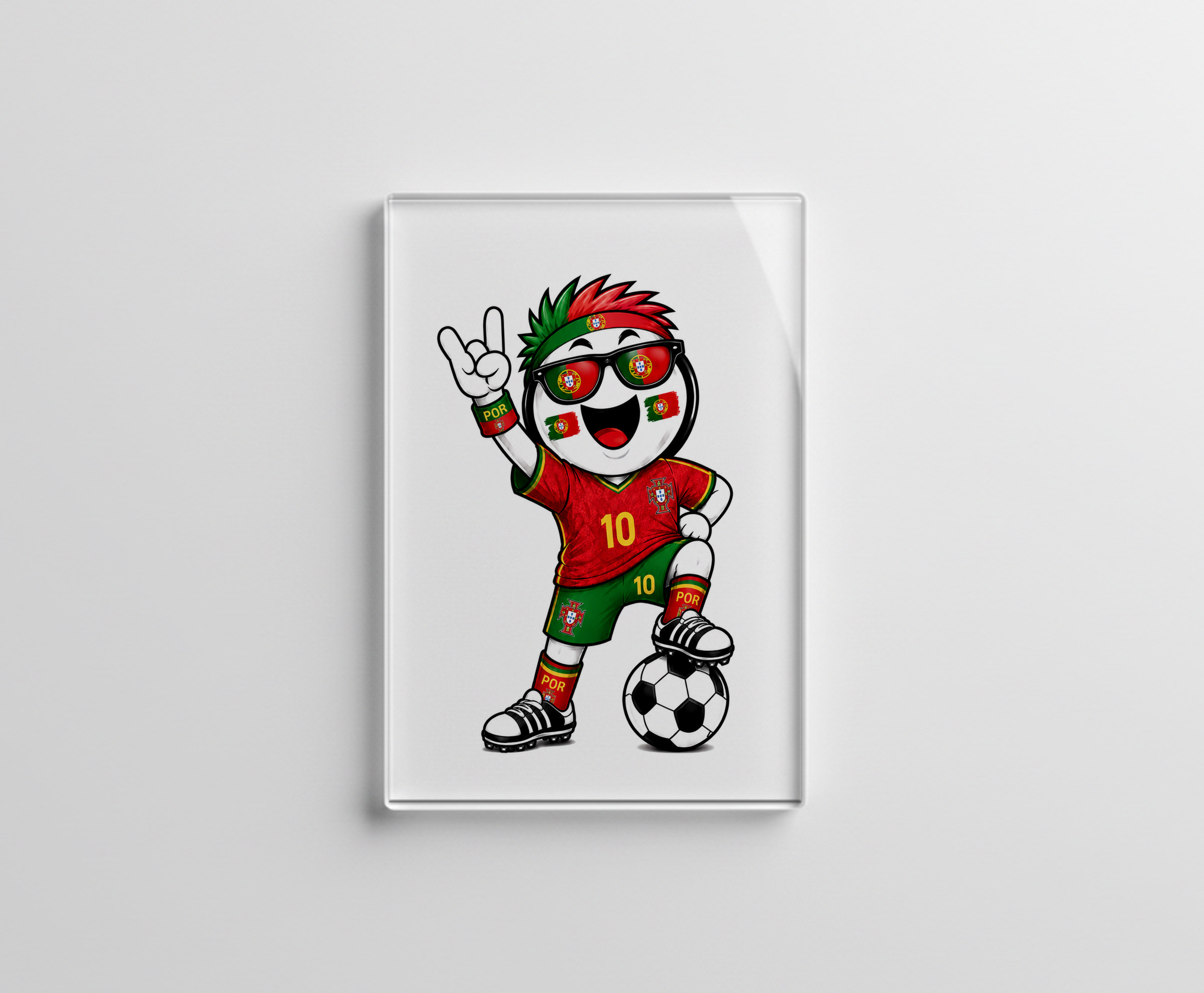 raxxa Glas-Magnet: WM 2026 - Portugal