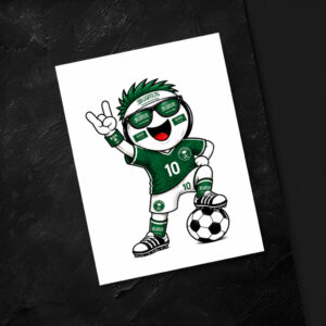 raxxa Postkarte: WM 2026 - Saudi-Arabien