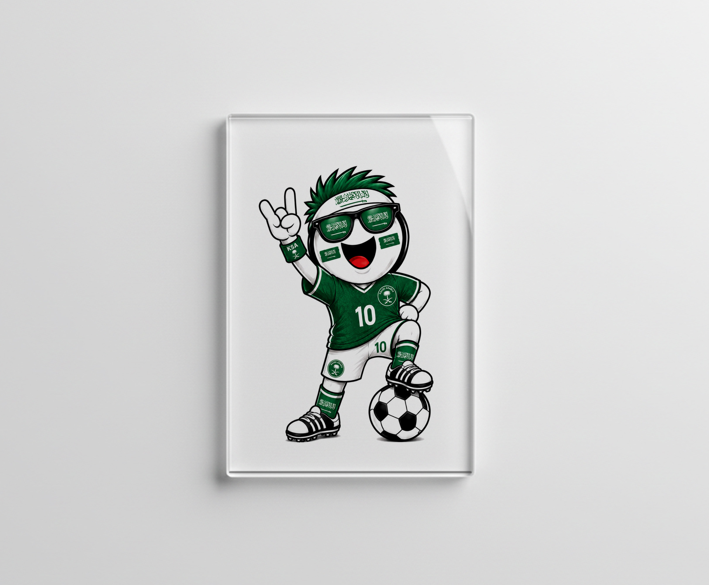 raxxa Glas-Magnet: WM 2026 - Saudi-Arabien
