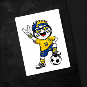 raxxa Postkarte: WM 2026 - Schweden
