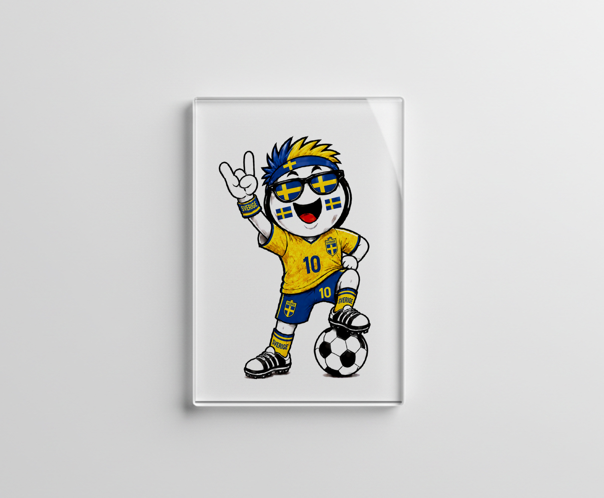 raxxa Glas-Magnet: WM 2026 - Schweden