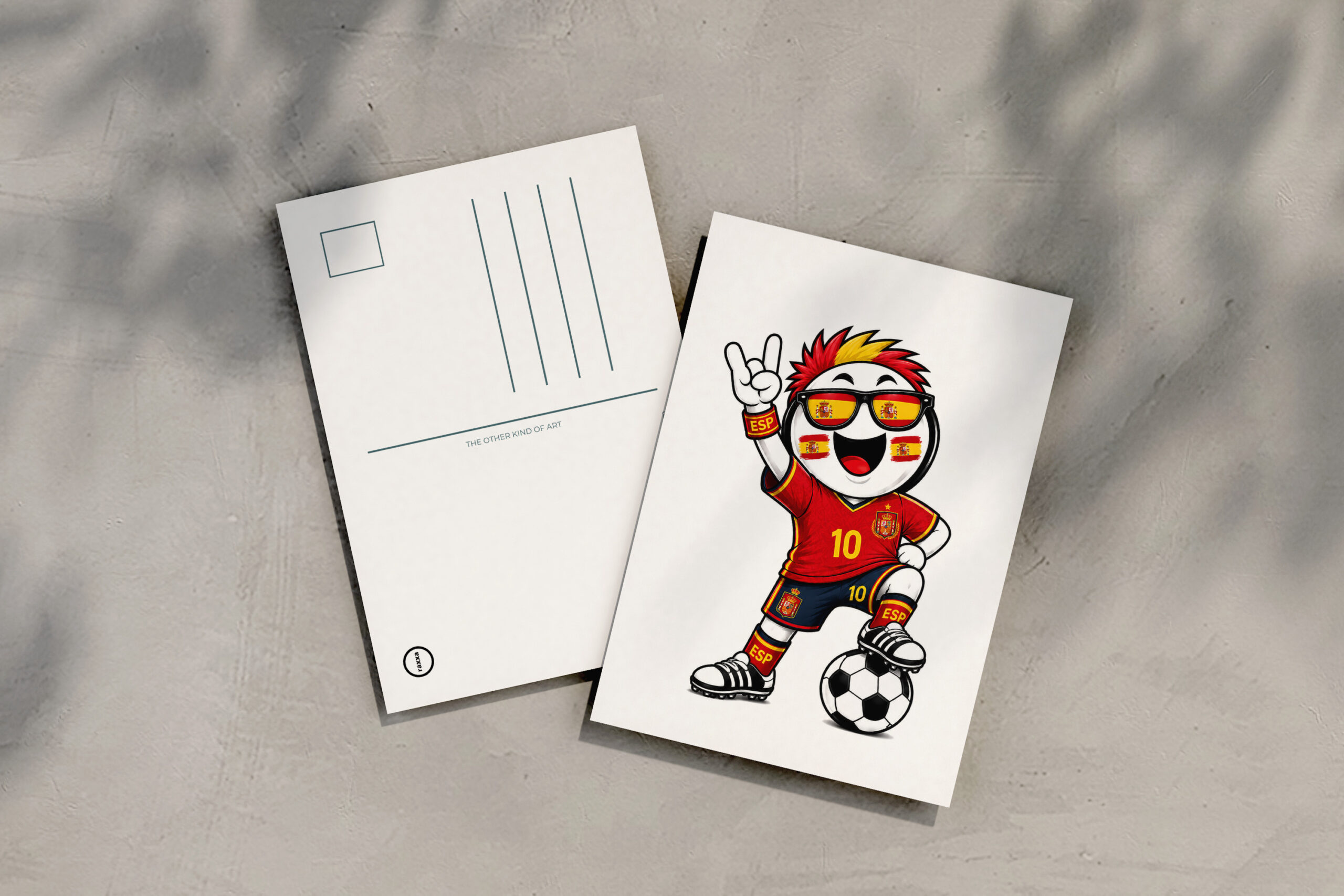 raxxa Postkarte: WM 2026 - Spanien - immagine 2