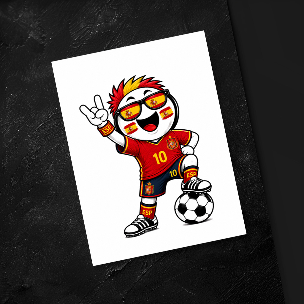 raxxa Postkarte: WM 2026 - Spanien