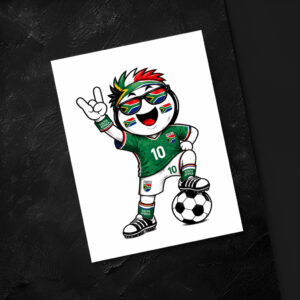 raxxa Postkarte: WM 2026 - Südafrika