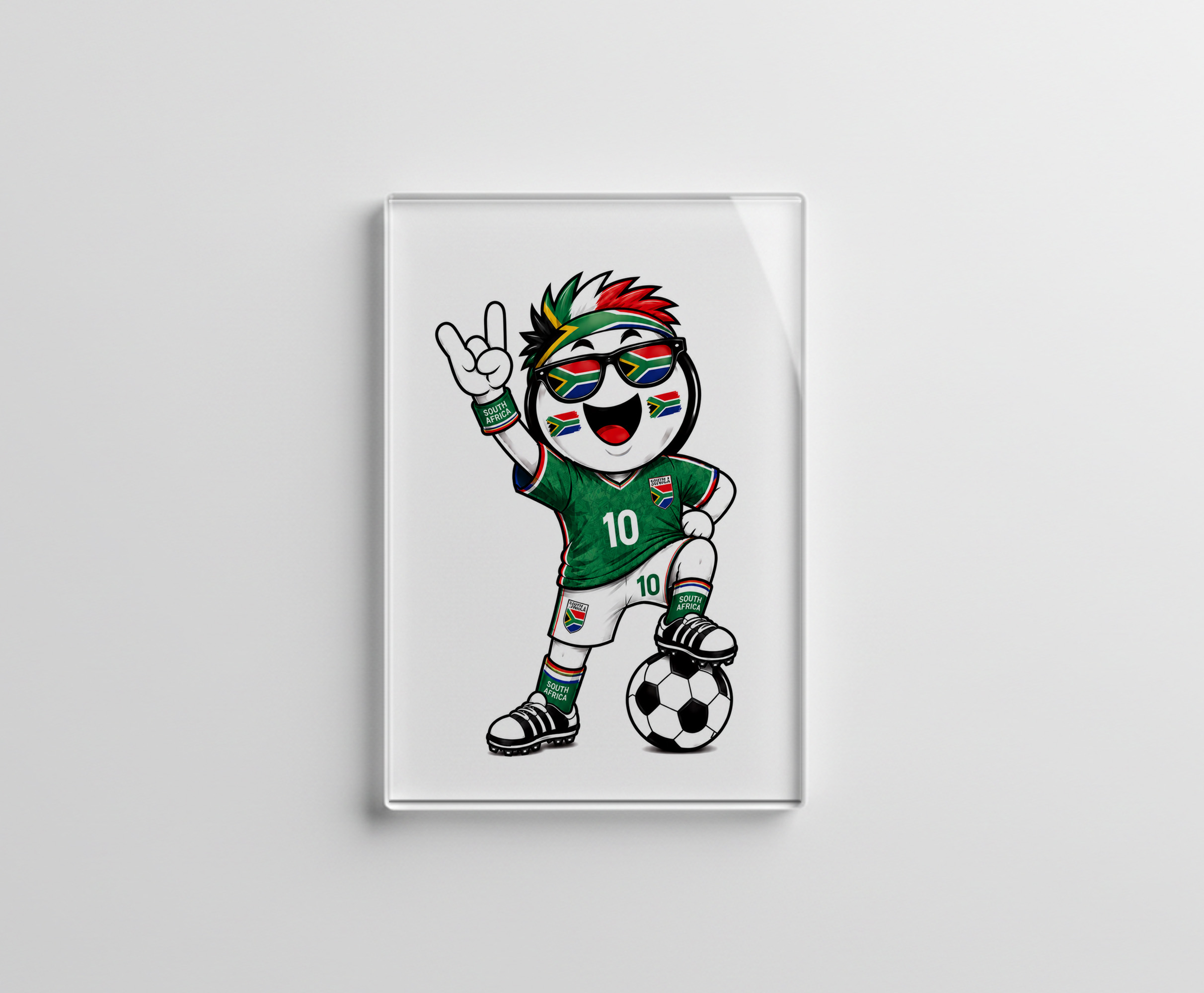 raxxa Glas-Magnet: WM 2026 - Südafrika