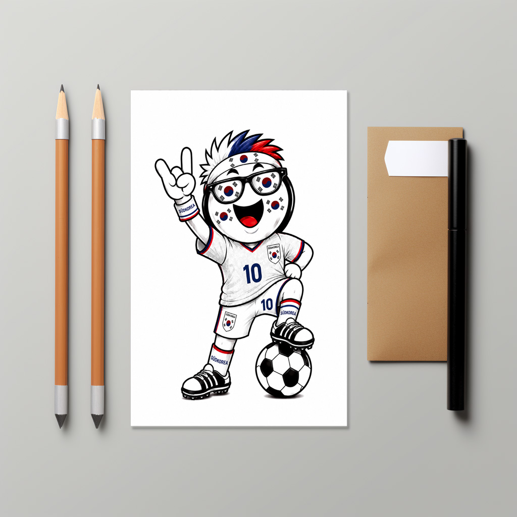raxxa Postkarte: WM 2026 - Südkorea – Image 3