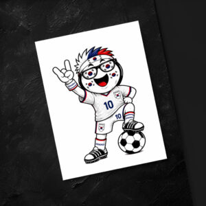 raxxa Postkarte: WM 2026 - Südkorea