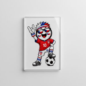raxxa Glas-Magnet: WM 2026 - Tschechien