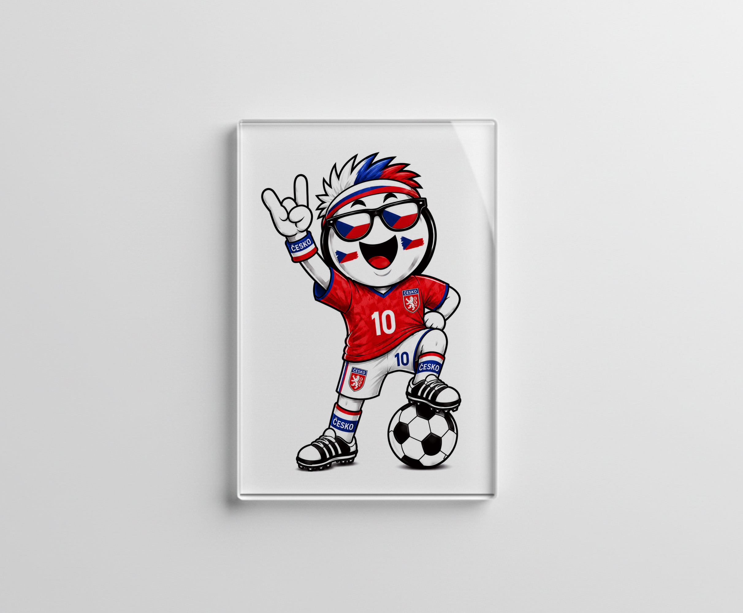 raxxa Glas-Magnet: WM 2026 - Tschechien