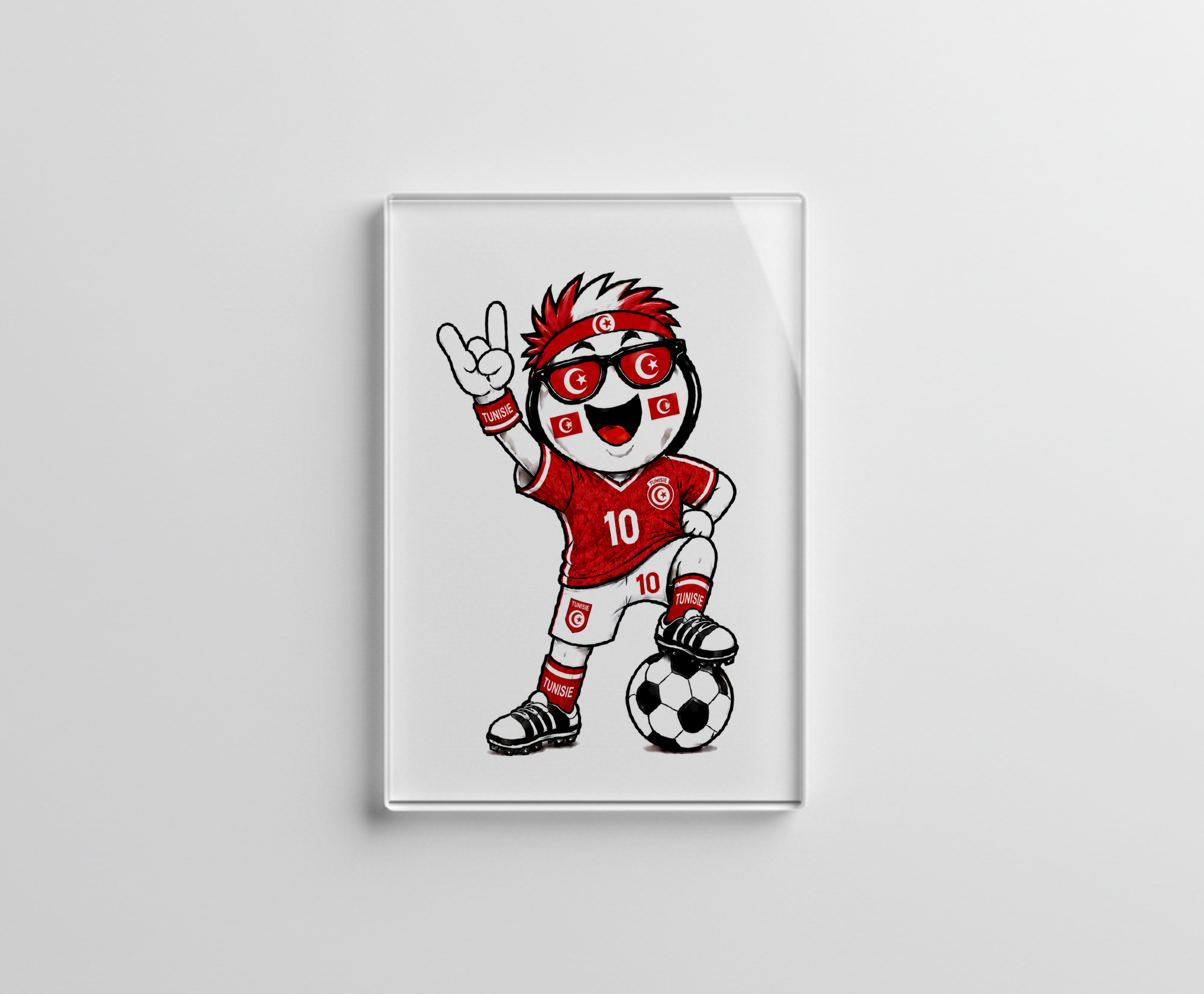 raxxa Glas-Magnet: WM 2026 - Tunesien