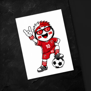 raxxa Postkarte: WM 2026 - Türkei