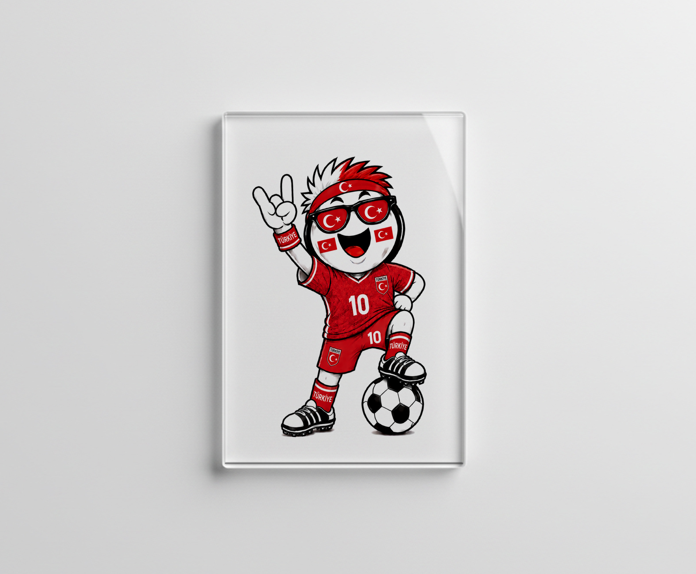 raxxa Glas-Magnet: WM 2026 - Türkei
