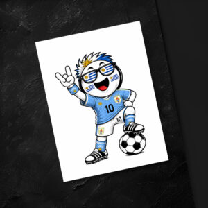 raxxa Postkarte: WM 2026 - Uruguay