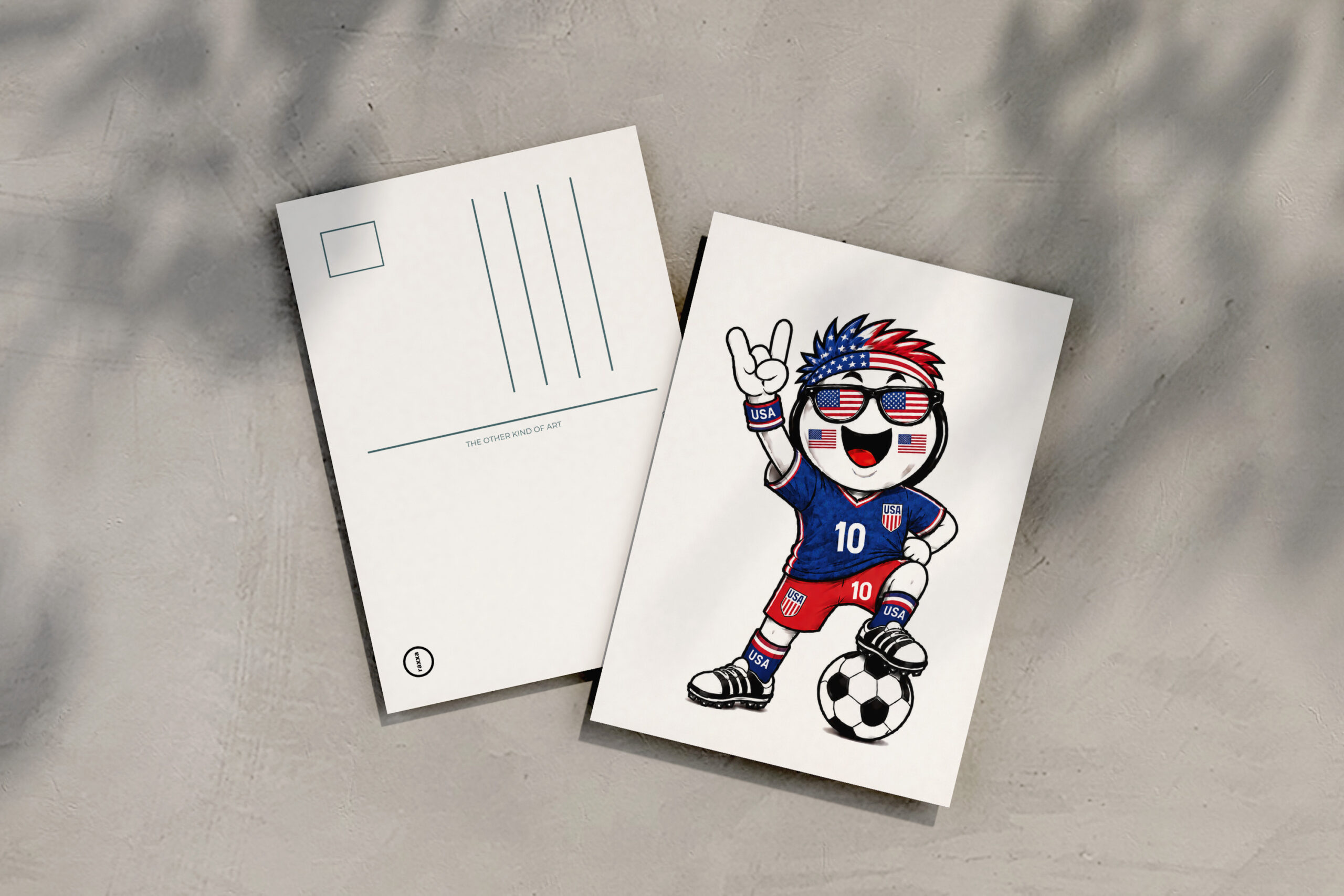 raxxa Postkarte: WM 2026 - USA - immagine 2