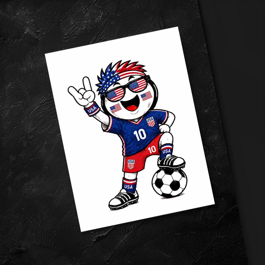 raxxa Postkarte: WM 2026 - USA