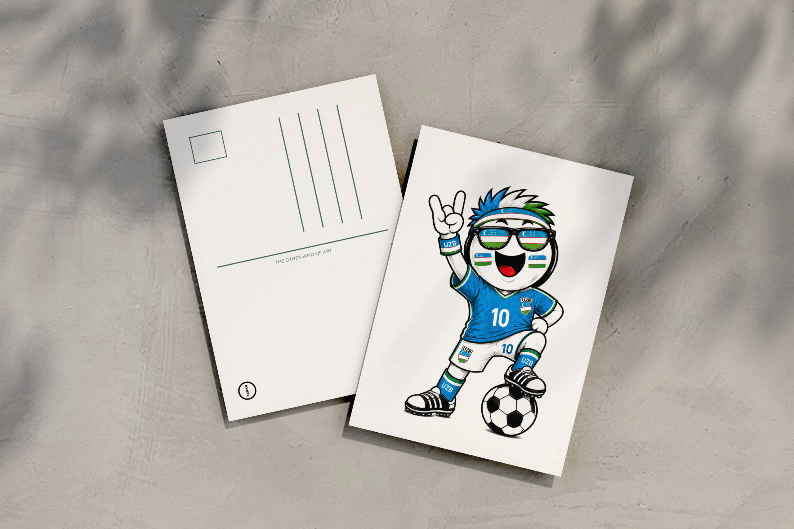 raxxa Postkarte: WM 2026 - Usbekistan - immagine 2