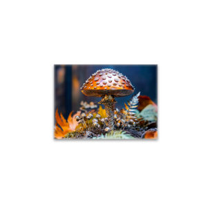 raxxa Glas-Magnet: Metal Toadstool Garden Decor mushroom