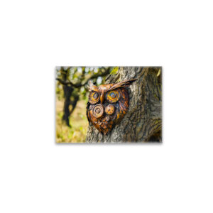 raxxa Glas-Magnet: Metal Owl Garden Sculpture