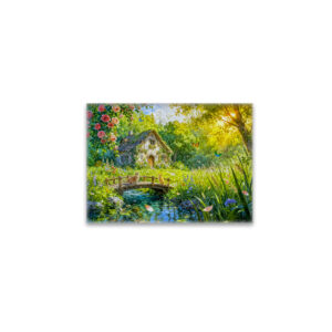 raxxa Glas-Magnet: Rose Petal Cottage by the Wildbrook