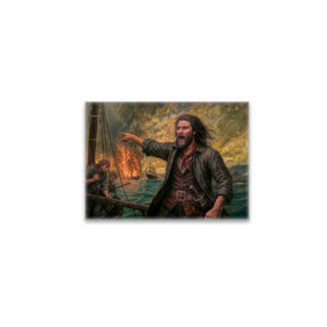 raxxa Glas-Magnet: Charles Vane Pirate Storm Portrait