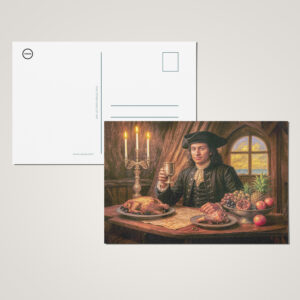 raxxa Postkarte: Black Bart Pirate Tavern Portrait