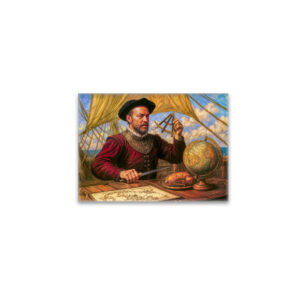 raxxa Glas-Magnet: Sir Francis Drake Maritime Portrait