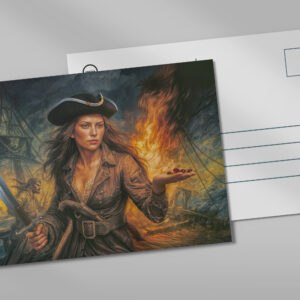 raxxa Postkarte: Anne Bonny Legendary Pirate Portrait