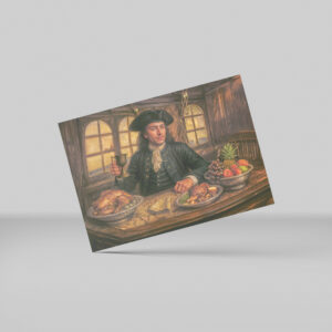 raxxa Postkarte: Black Bart Pirate Tavern Portrait