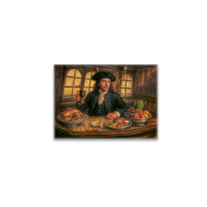 raxxa Glas-Magnet: Black Bart Pirate Tavern Portrait