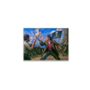 raxxa Glas-Magnet: Mary Read Historic Pirate Portrait