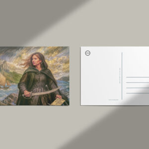 raxxa Postkarte: Grace O’Malley Irish Pirate Portrait